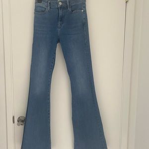 FRAME Jeans Le High NEW Flare, color: Ashton, SZ 25 perfect cond.